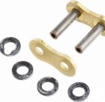 D.I.D CONN LINK 525VX G&B ZJ PRESS FIT RIVET TYPE GOLD & BLACK