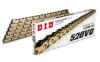 D.I.D O-RING CHAIN 520VO GOLD & BLACK 100FT