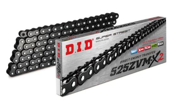 D.I.D X-RING CHAIN 525ZVM-X2 SILVER-100FT ZJ