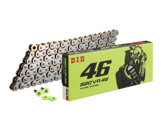 D.I.D X-RING CHAIN 520VR46 S&G 114ZB