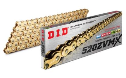 D.I.D X-RING CHAIN 520ZVM-X GOLD 124ZB