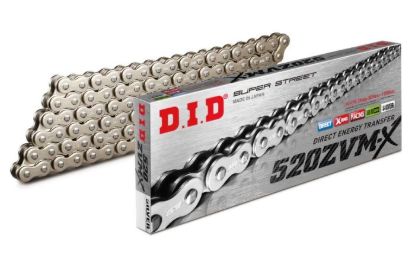D.I.D X-RING CHAIN 520ZVM-X SILVER 100ZB