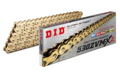 D.I.D X-RING CHAIN 530ZVM-X2 GOLD 130ZB