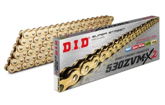 D.I.D X-RING CHAIN 530ZVM-X2 GOLD 150ZB