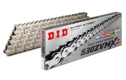 D.I.D X-RING CHAIN 530ZVM-X2 SILVER 120ZB