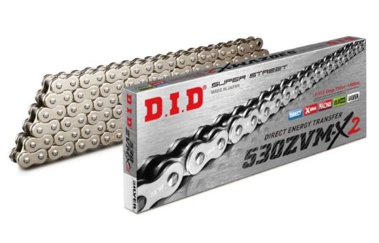 D.I.D X-RING CHAIN 530ZVM-X2 SILVER 150ZB