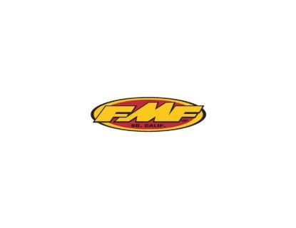 FMF 5" JERSEY STKR (YEL/RED) (INDIVIDUAL)