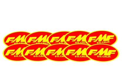 FMF VINTAGE OVAL STKR (10 PACK)