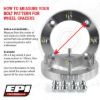 EPI WHEEL SPACER 1" - 5/114 (5.4.5") 12MM STUD 1.5 THREADS