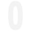 FX 2015 NUMBERS STANDARD 6" WHITE 0