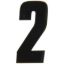 FX 2015 NUMBERS STANDARD 8" BLACK 2