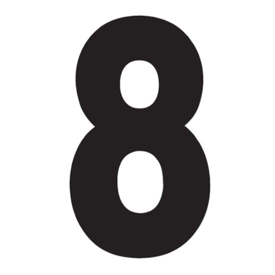 FX 2015 NUMBERS PRO 4" BLACK 8