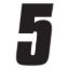 FX 2015 NUMBERS FACTORY 4" BLACK 5