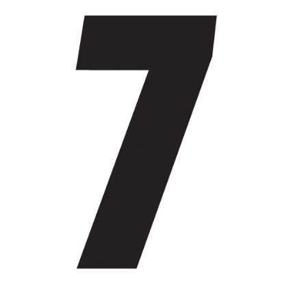 FX 2015 NUMBERS FACTORY 4" BLACK 7