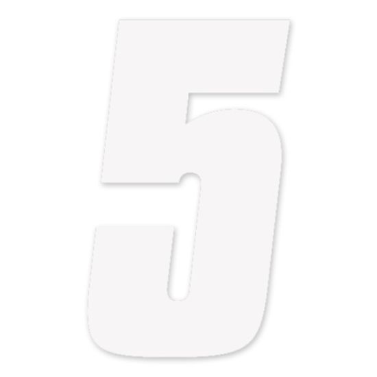 FX 2015 NUMBERS FACTORY 4" WHITE 5