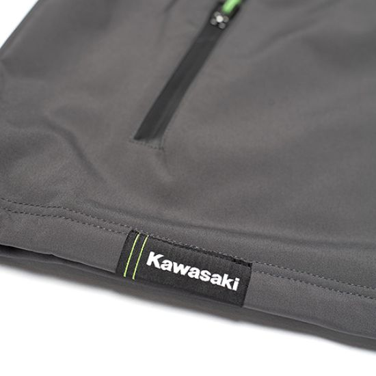 FACTORY EFFEX KAWASAKI SOFT-SHELL JACKET / GRAY M