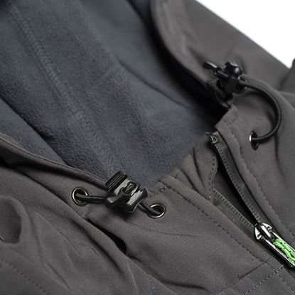 FACTORY EFFEX KAWASAKI SOFT-SHELL JACKET / GRAY XXL
