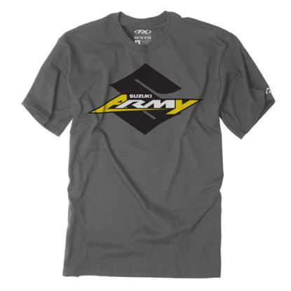 FACTORY EFFEX SUZUKI ARMY YOUTH T-SHIRT / CHARCOAL L