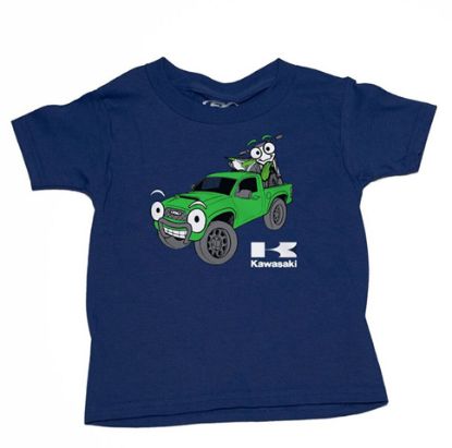 FACTORY EFFEX KAWASAKI NEW TODDLER T-SHIRT / BLUE 4T