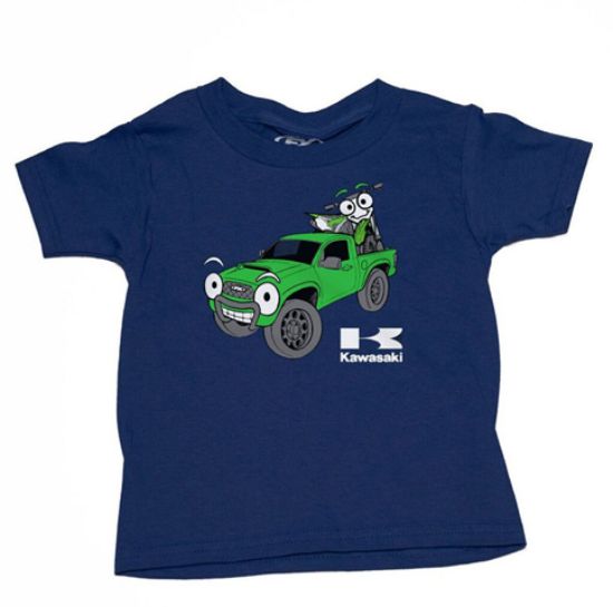 FACTORY EFFEX KAWASAKI NEW TODDLER T-SHIRT / BLUE 4T