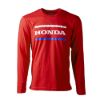 FACTORY EFFEX HONDA STRIPES LONG SLEEVE T-SHIRT / RED XL