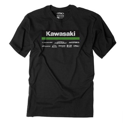 FACTORY EFFEX 2021 KAWASAKI RACEWEAR T-SHIRT / BLACK XXL