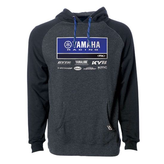 FACTORY FX 2021 YAMAHA RACEWEAR PULLOVER / CHARCOAL-BLACK XXL