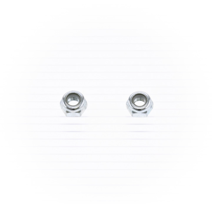 NYLON LOCK NUT M6 10/PK