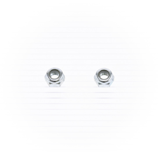 NYLON LOCK NUT M6 10/PK