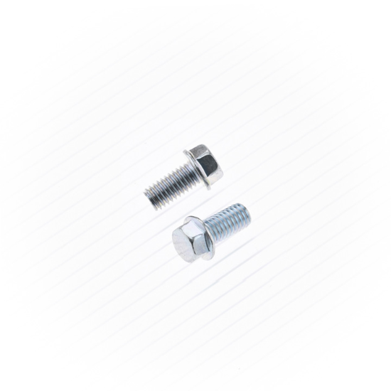 8MM HEX FLNG BOLT 6X12MM 10/PK