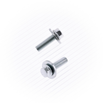 BOLT/WSHR 6X20MM W/20MM 10/PK