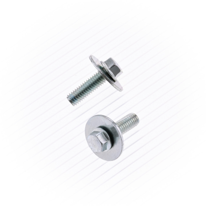 BOLT/WSHR 6X20MM W/16MM 10/PK