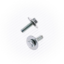 BOLT/WSHR 6X20MM W/16MM 10/PK