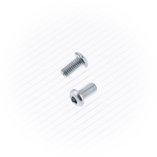 BUTTON HEAD BOLTS 6X12MM 10/PK