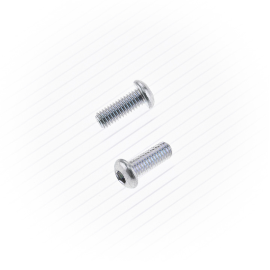 BUTTON HEAD BOLTS 6X16MM 10/PK