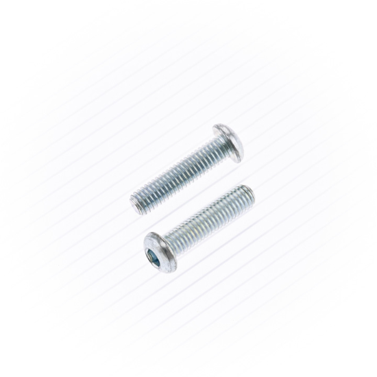 BUTTON HEAD BOLTS 6X25MM 10/PK