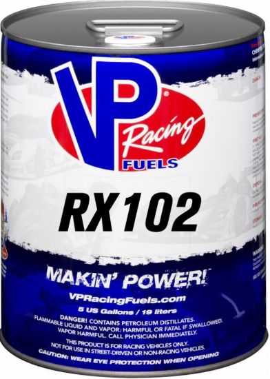 VP RACING FUELS RX102 5 GALLON PAIL