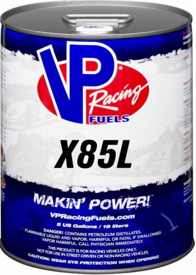 VP RACING FUELS X85L 5 GALLON PAIL