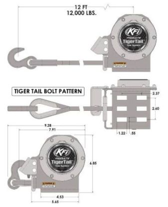 KFI TIGERTAIL-KAWASAKI GREEN