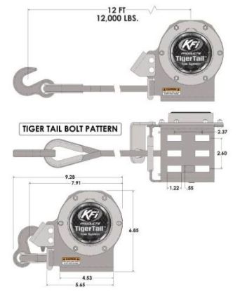 KFI TIGERTAIL-WHITE