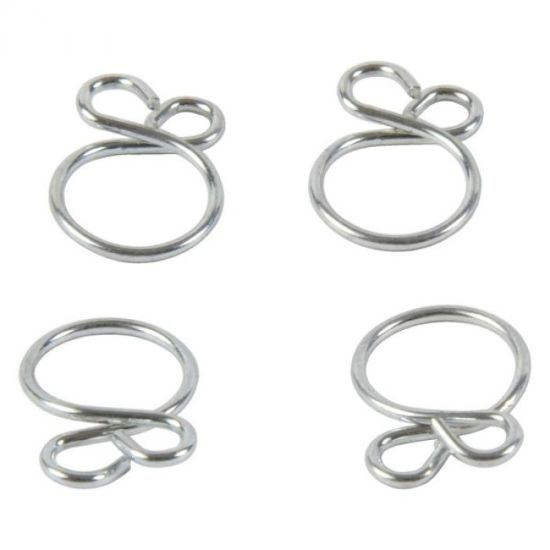 FUEL STAR CLAMP REFILL KIT - 4 IRE TYPE CLAMPS 9.8MM I.D.