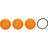 TIGER LIGHTS 2" MOJAVE AMBER LENS PACK W/ O-RING