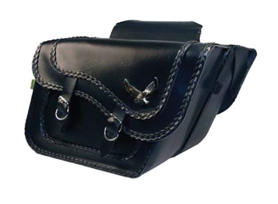 BLACK MAGIC SERIES LARGE SLANT SADDLEBAG SET