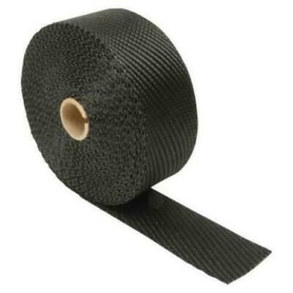 HELIX 1" X 25 FT.  BLACK EXHAUST WRAP KIT W/ TIES