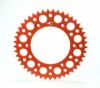 RENTHAL REAR ULTRALIGHT SPROCKET ORANGE GROOVED 50T