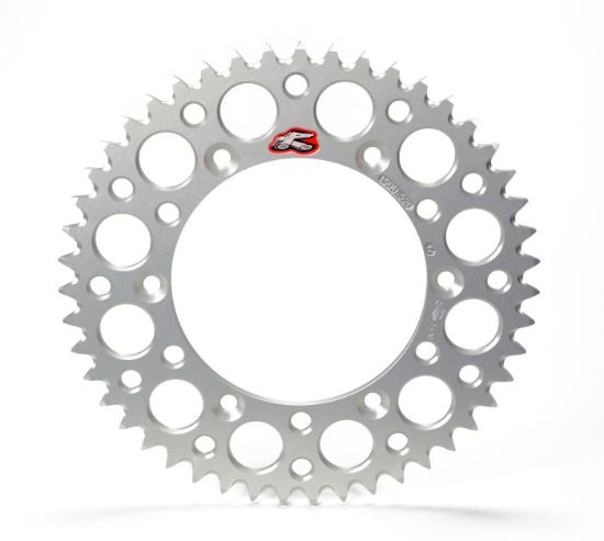 RENTHAL REAR ULTRALIGHT SPROCKET SILVER GROOVED 47T