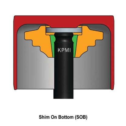 KPMI SHIM-IN-TAPPET SPRING KIT TITANIUM 0.445" LIFT