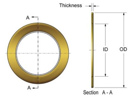 KPMI THRUST WASHER TRANSMISSION C674