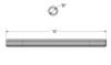 KPMI PUSH ROD, CLUTCH, HT STEEL, TRIUMPH®, 650/750, 1963-1983