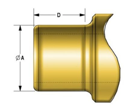KPMI SEAL, PC STYLE, 5/16" STEM X 0.420" GUIDE (PACK OF 4)